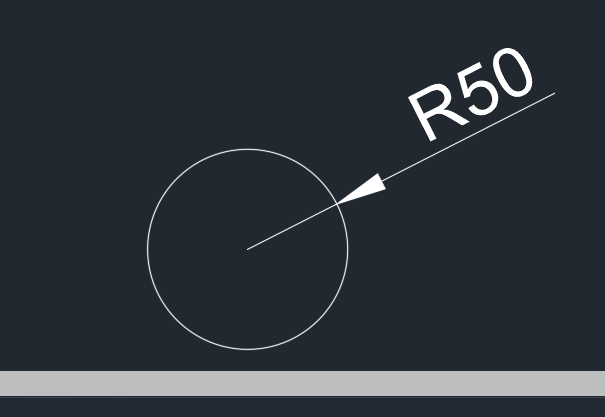 cad怎么画半径50的圆