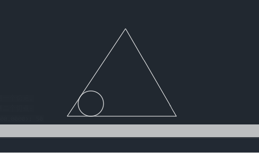 cad两点加半径画圆