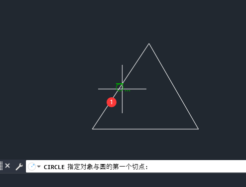 cad两点加半径画圆