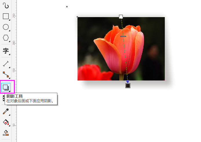 CDR如何清除图片的阴影