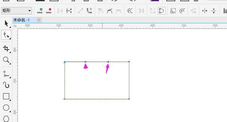 cdr怎么把矩形变弧形