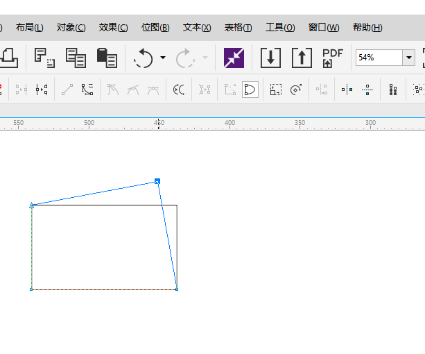 cdr怎么改变矩形形状
