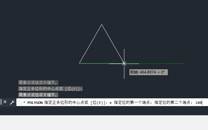 cad知道三边长怎么画三角形
