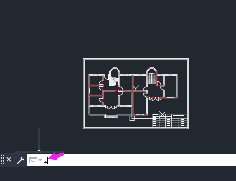 cad缩放一下子很大