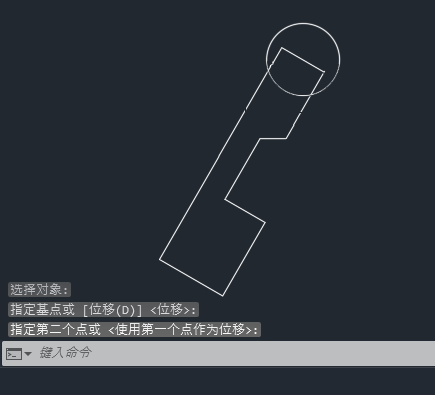cad怎么移动到指定点