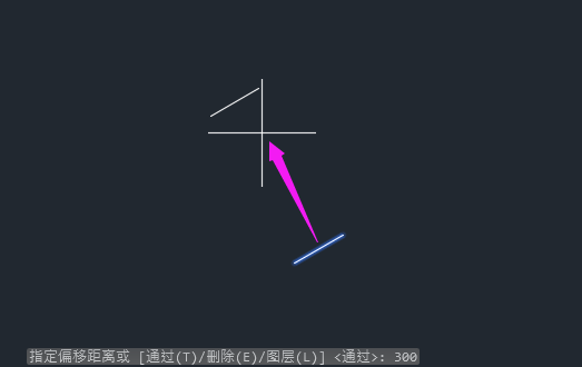 cad直线偏移怎么用