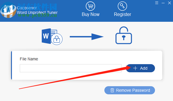 Cocosenor Word Unprotect Tuner移除Word文件密码的方法