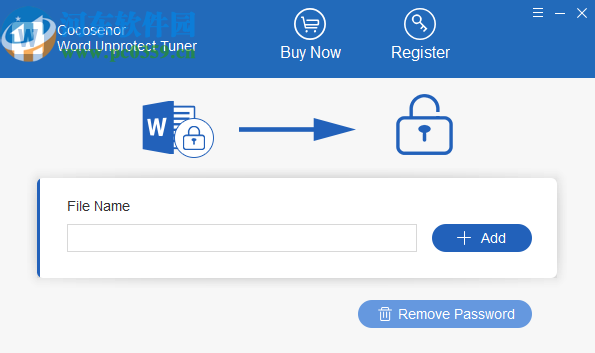 Cocosenor Word Unprotect Tuner移除Word文件密码的方法