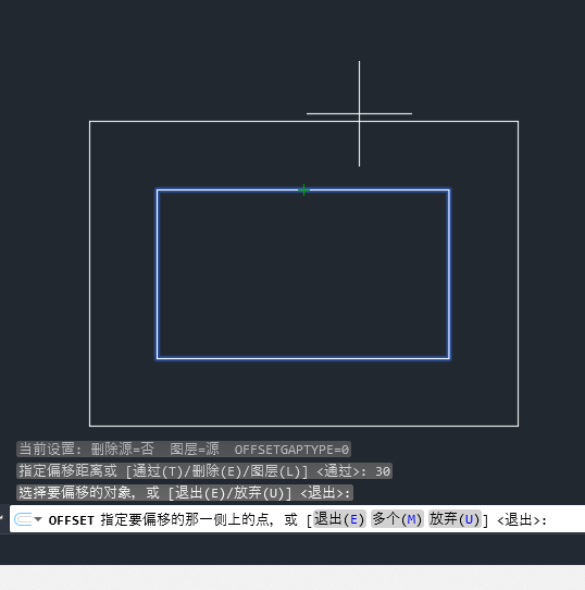 cad怎么偏移指定距离