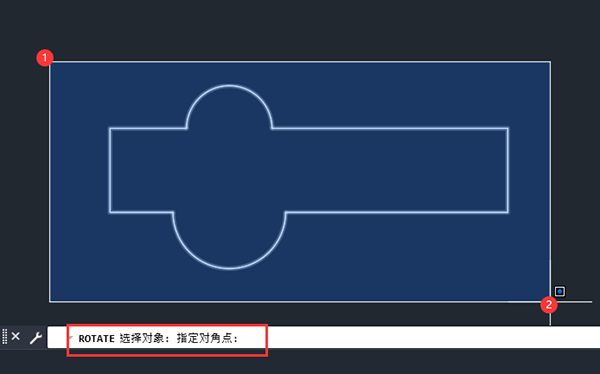 cad旋转方向怎么调整