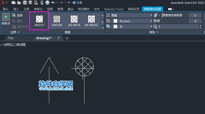 CAD2022如何通气帽图形