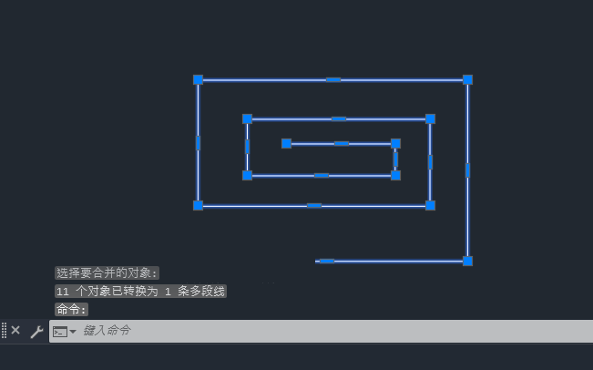 cad如何合并线段