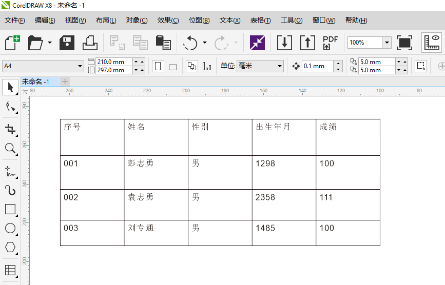 cdr表格的字怎么全部改字体大小