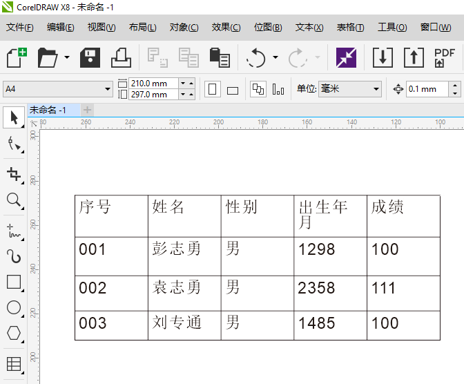 cdr表格的字怎么全部改字体大小