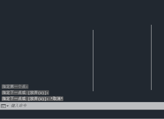 cad如何画竖直线