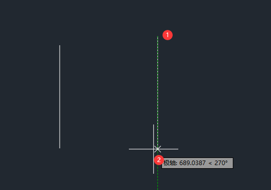 cad如何画竖直线