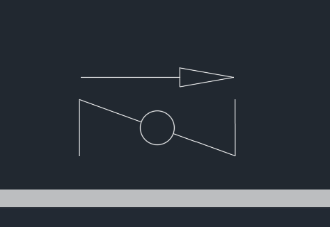 CAD如何画消音止回阀的方法