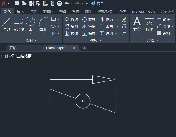 CAD如何画消音止回阀的方法