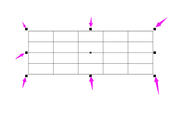 cdr表格怎么合并单元格