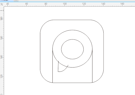 CDR怎么画vivo手机短信图标