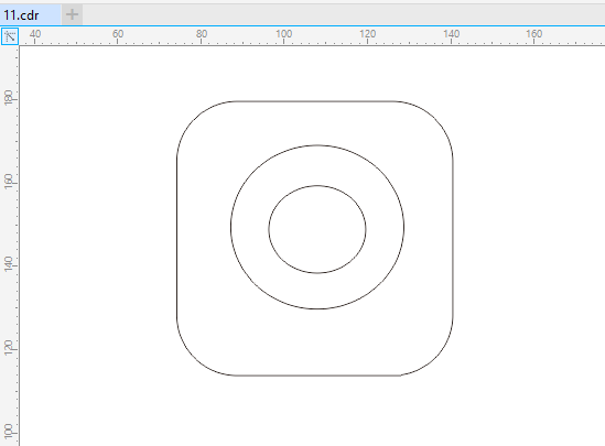 CDR怎么画vivo手机短信图标