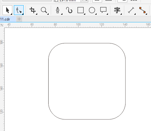 CDR怎么画vivo手机短信图标