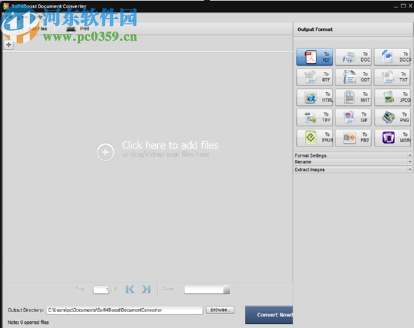 Soft4Boost Document Converter将PDF转换成HTML文件的方法
