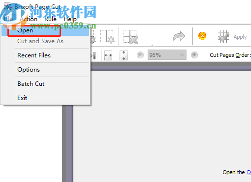 Boxoft PDF PageCut分割PDF文件的方法