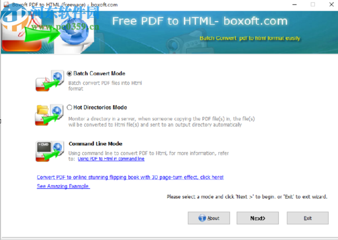 Boxoft PDF to Html将PDF转换成HTML的方法