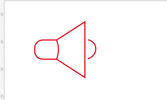 CDR怎么绘制一个Volume图标出来