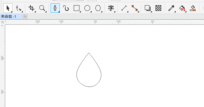 cdr怎么画Water图标