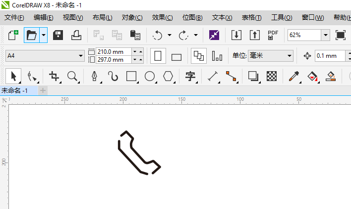 CDR怎么画电话call图标