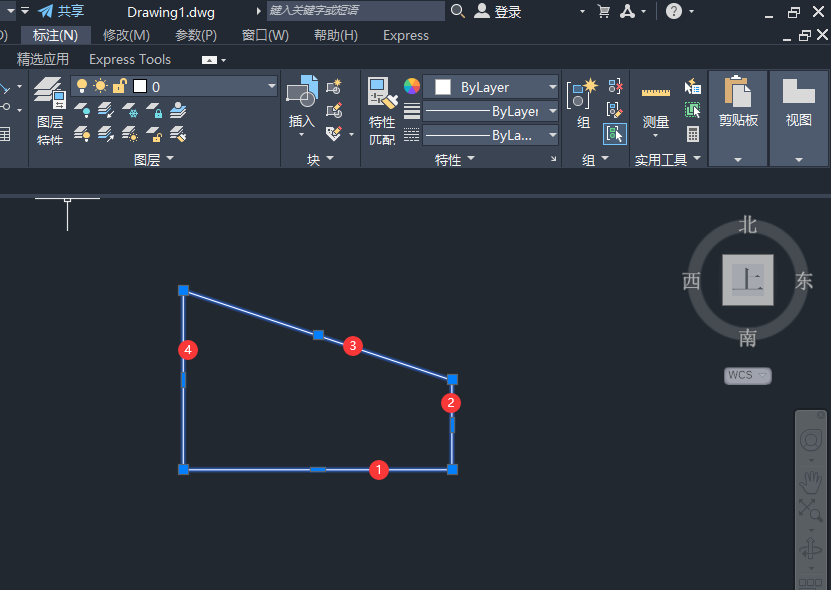 cad线型颜色怎么改成黄色