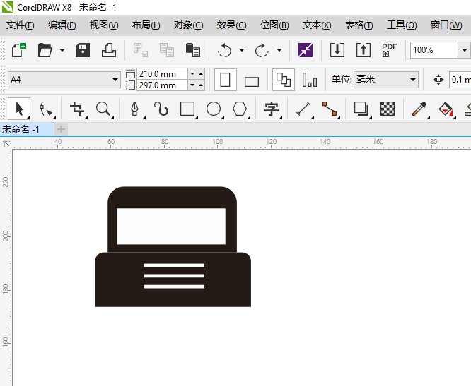 cdr怎么画car车型图案