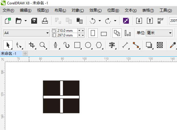CDR怎么画赠品（Gift）图标