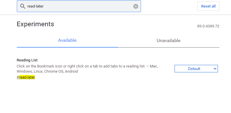 Chrome阅读清单功能设置教程分享