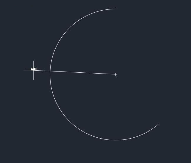 CAD半圆怎么标注