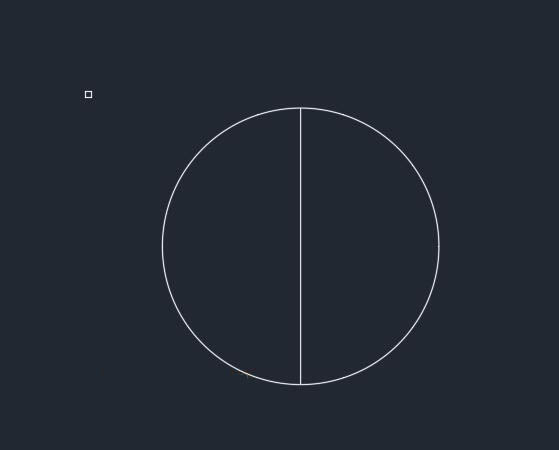 CAD如何把圆分成十等份