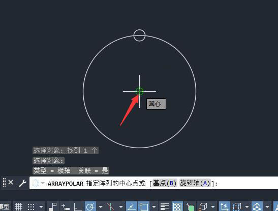 cad在一个圆上画六个小圆