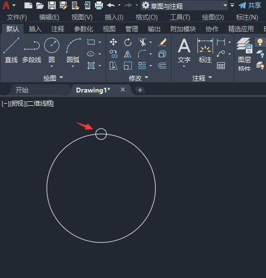 cad在一个圆上画六个小圆