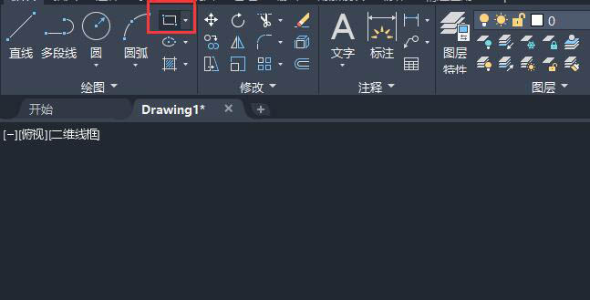cad怎么三点画矩形