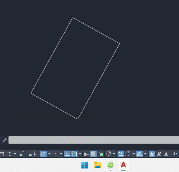 cad怎么三点画矩形
