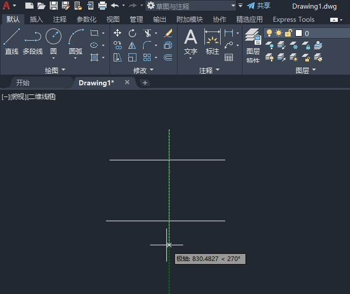 cad不相交的两条线怎么修剪