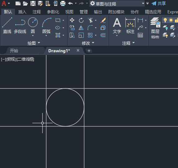 cad在圆外画正方形的方法
