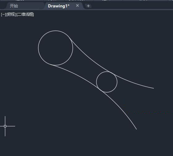 cad圆与圆之间的圆弧连接