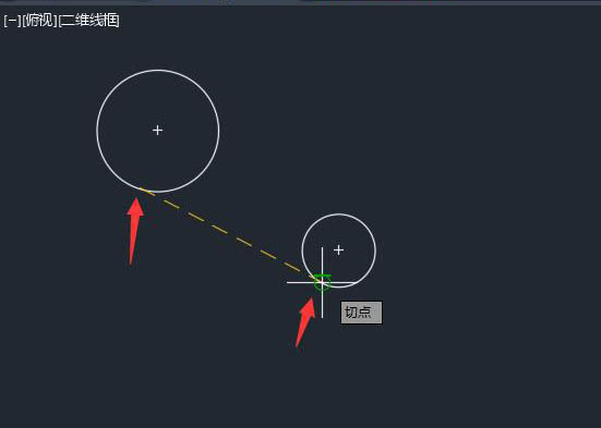 cad圆与圆之间的圆弧连接