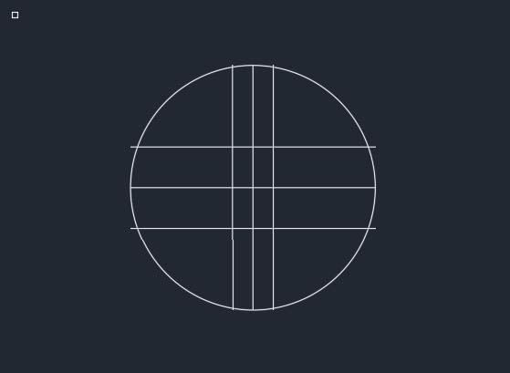 cad圆内接二比一的矩形