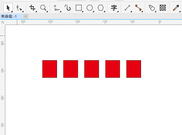cdr如何复制均匀排列