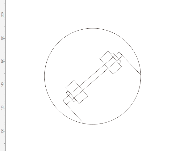 CDR怎么画哑铃图标