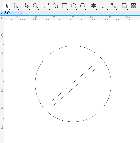 CDR怎么画哑铃图标